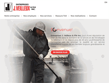Tablet Screenshot of jveilleux.com